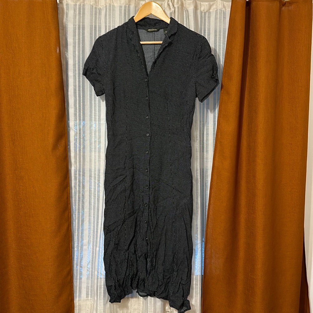 Eddie Bauer buttoned dress medium